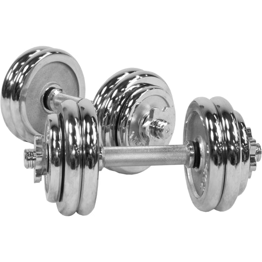 Set de Mancuernas de Hierro Fundido - 30 kg - Gorilla Sports ES