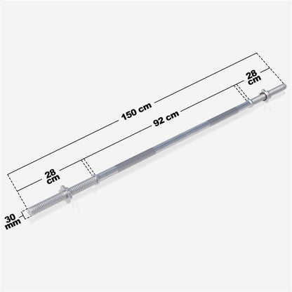 Barra de Pesas 150 cm - Gorilla Sports ES