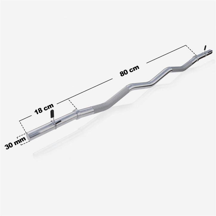 Barra de Curl Z 120 cm - Gorilla Sports ES