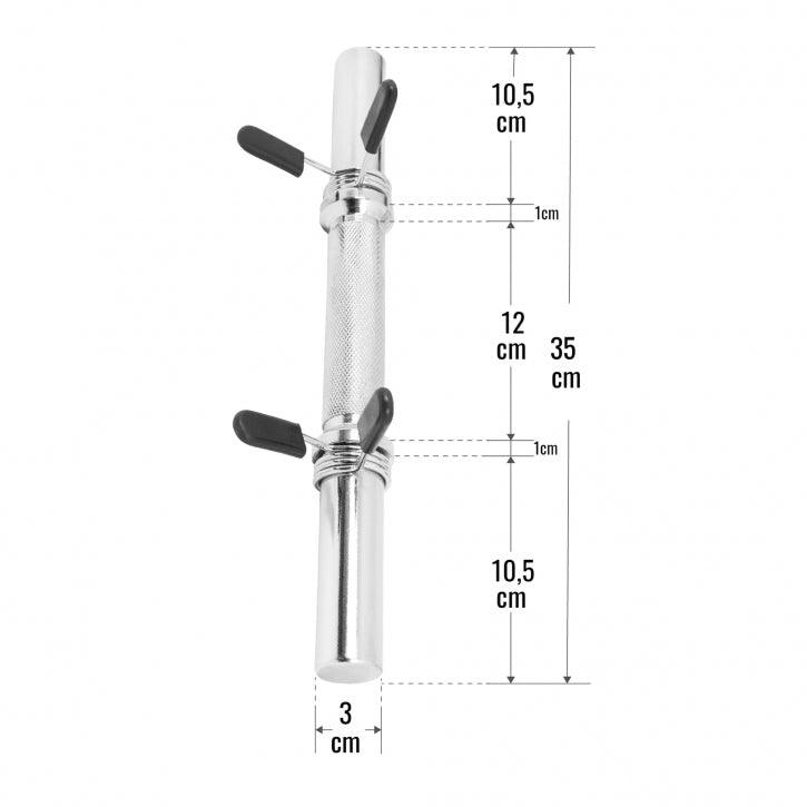 Barra de Mancuernas 35 - 42 cm - Gorilla Sports ES