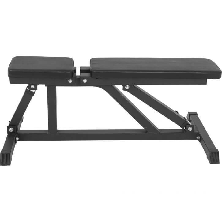 Banco con Soporte para Barra + Set de Pesas Olímpicas de Goma con Triple Agarre - 150 kg - Gorilla Sports ES