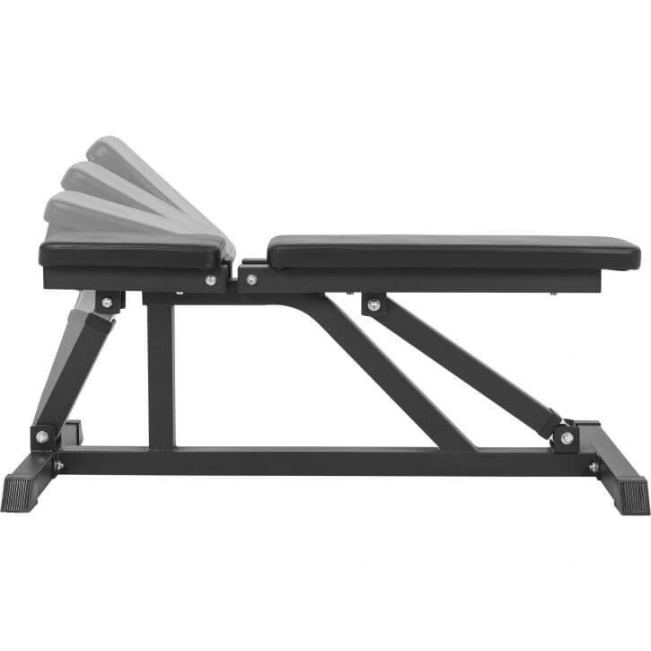 Banco con Soporte para Barra + Set de Pesas Olímpicas de Goma con Triple Agarre - 150 kg - Gorilla Sports ES