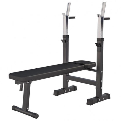 Banco de Musculación con Soporte para Barra Ajustable - Gorilla Sports ES