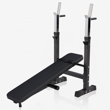Banco de Musculación con Soporte para Barra Ajustable - Gorilla Sports ES