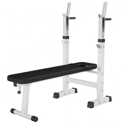 Banco de Musculación con Soporte para Barra Ajustable - Gorilla Sports ES