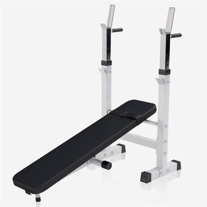 Banco de Musculación con Soporte para Barra Ajustable - Gorilla Sports ES