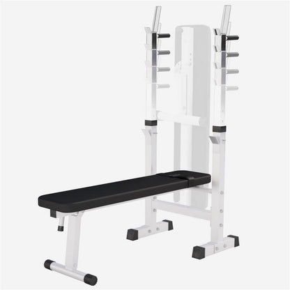 Banco de Musculación con Soporte para Barra Ajustable - Gorilla Sports ES