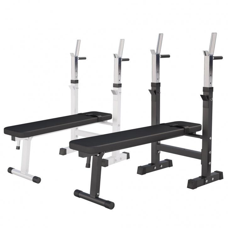 Banco de Musculación con Soporte para Barra Ajustable - Gorilla Sports ES