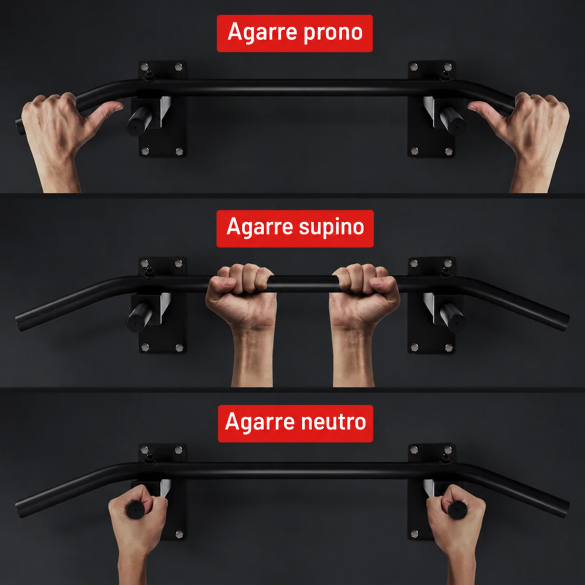 Barra de Dominadas para Pared