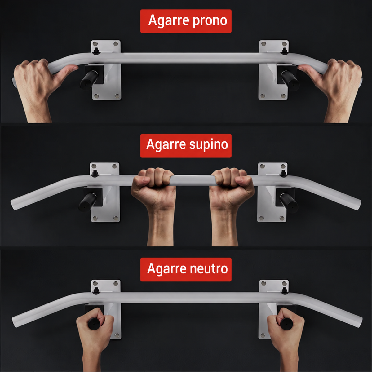 Barra de Dominadas para Pared