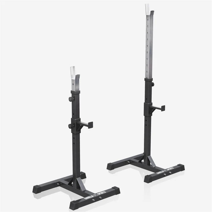 Suporte de Agachamento com Suporte de Barra Ajustável