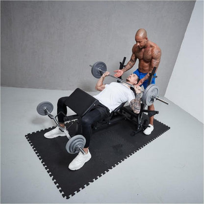 Multiestación Home Gym con Set de Pesas de Hierro Fundido - Gorilla Sports ES