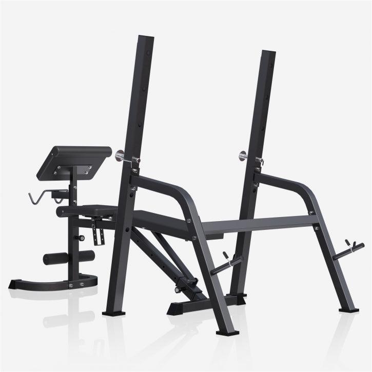 Banco de Musculación con Soporte para Barra independiente - Gorilla Sports ES