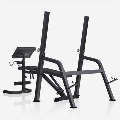 Banco de Musculación con Soporte para Barra independiente - Gorilla Sports ES