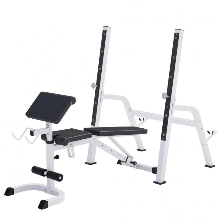 Banco de Musculación con Soporte para Barra independiente - Gorilla Sports ES
