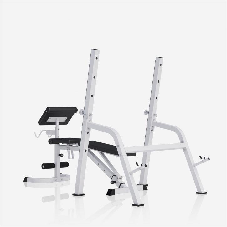 Banco de Musculación con Soporte para Barra independiente - Gorilla Sports ES