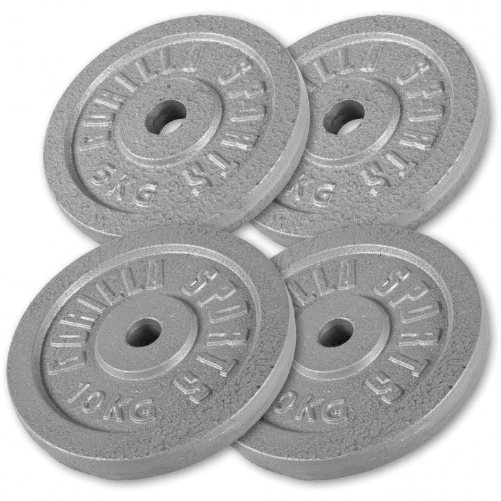 Disco de Pesas de Hierro Fundido 0,5 - 30 kg - Gorilla Sports ES