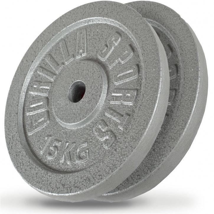 Disco de Pesas de Hierro Fundido 0,5 - 30 kg - Gorilla Sports ES
