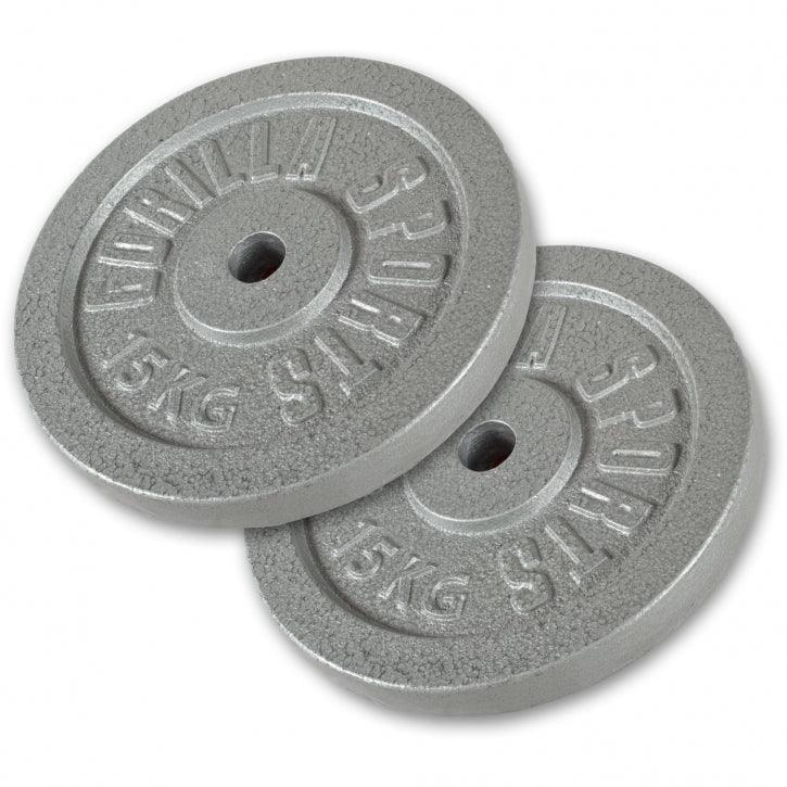 Disco de Pesas de Hierro Fundido 0,5 - 30 kg - Gorilla Sports ES