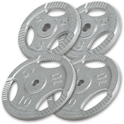 Juego de Disco de Pesas con Agarre 0,5 kg - 20 kg - Gorilla Sports ES