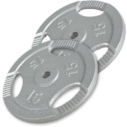 Juego de Disco de Pesas con Agarre 0,5 kg - 20 kg - Gorilla Sports ES