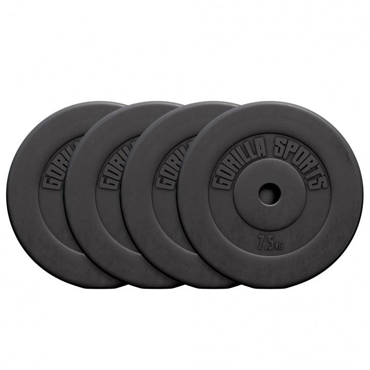Disco de Pesas de Plástico 1,25 - 15 kg - Gorilla Sports ES
