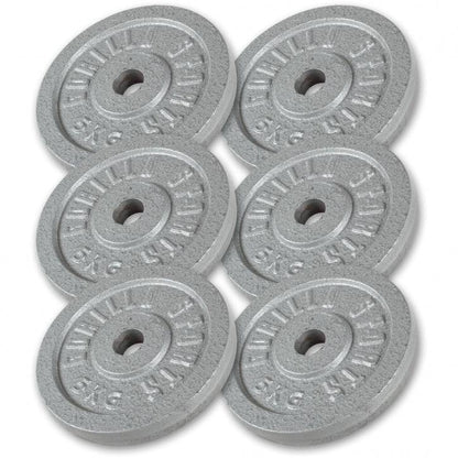 Disco de Pesas de Hierro Fundido 0,5 - 30 kg - Gorilla Sports ES