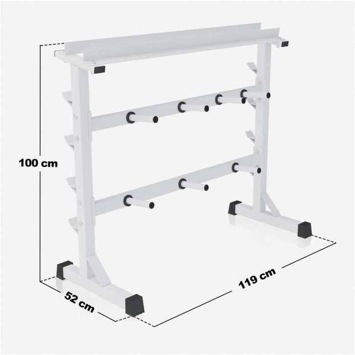 Soporte para Barras y Discos de Pesas - Gorilla Sports ES