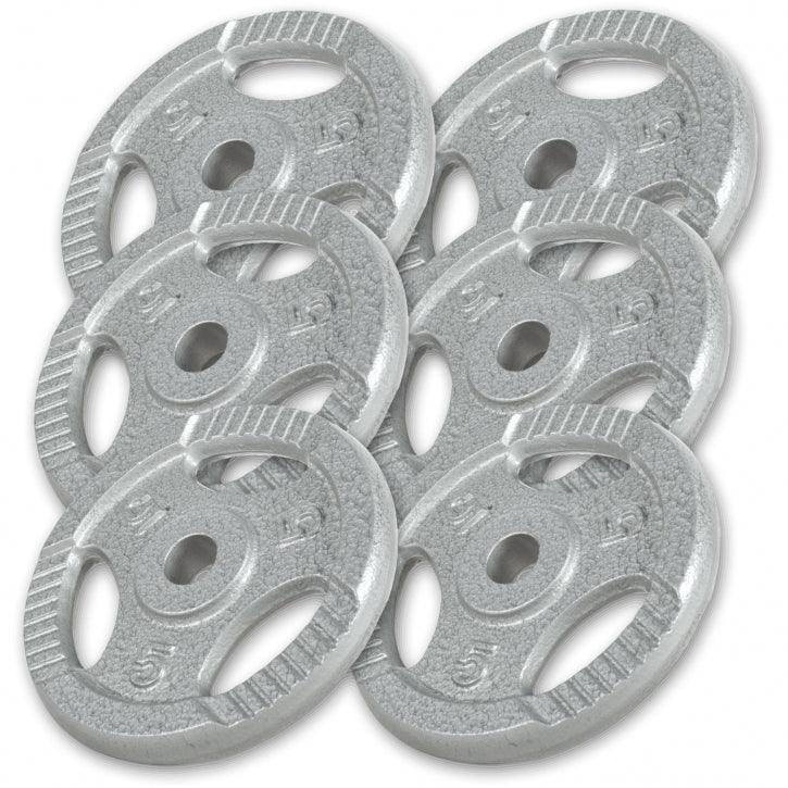 Juego de Disco de Pesas con Agarre 0,5 kg - 20 kg - Gorilla Sports ES