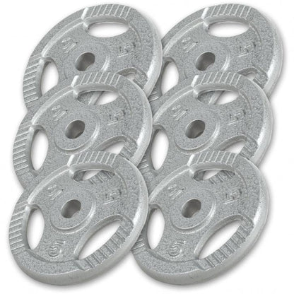 Juego de Disco de Pesas con Agarre 0,5 kg - 20 kg - Gorilla Sports ES