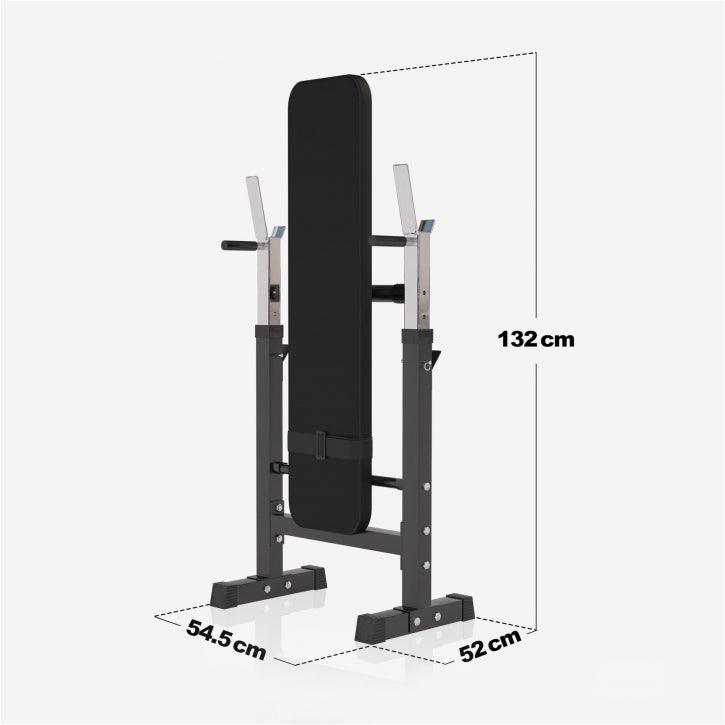 Banco de Musculación con Set de Pesas de Plástico - Gorilla Sports ES