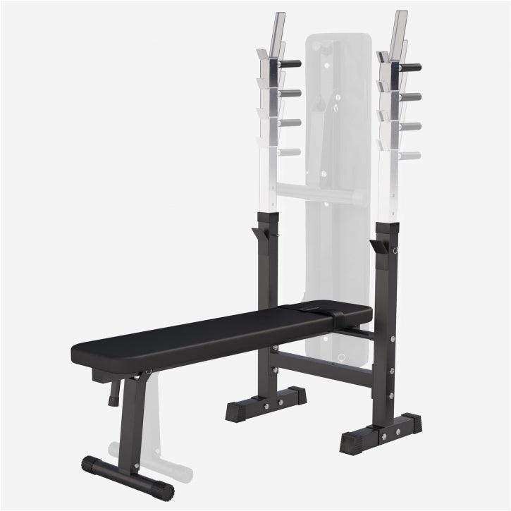 Banco de Musculación con Set de Pesas de Plástico - Gorilla Sports ES