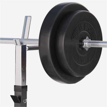 Banco de Musculación con Set de Pesas de Plástico - Gorilla Sports ES
