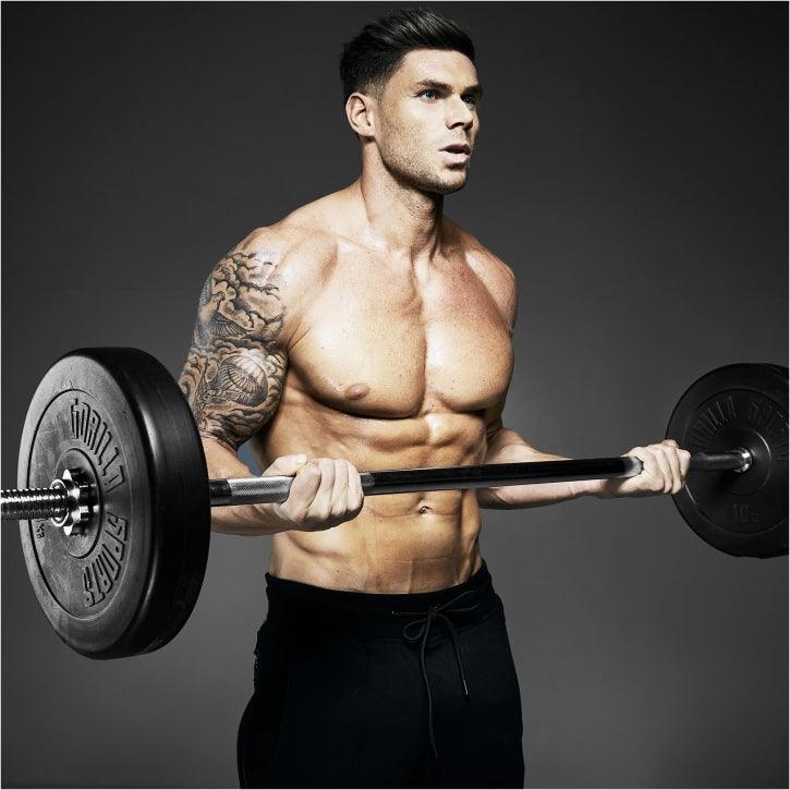 Banco de Musculación con Set de Pesas de Plástico - Gorilla Sports ES