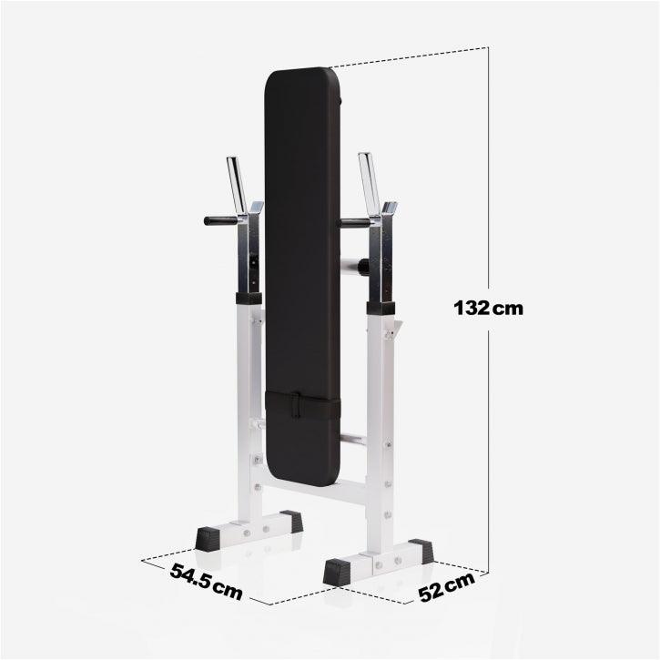 Banco de Musculación con Set de Pesas de Plástico - Gorilla Sports ES