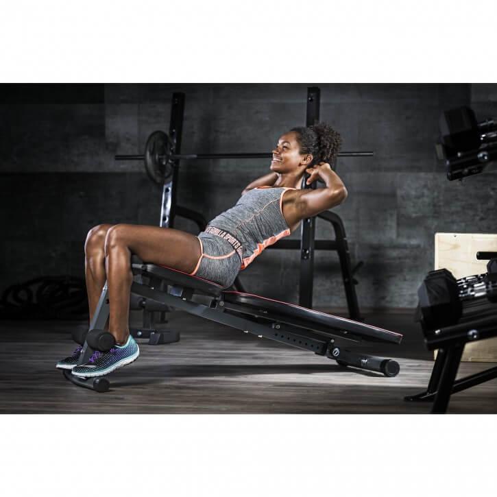 Banco de Entrenamiento Abdominal Ajustable - Gorilla Sports ES
