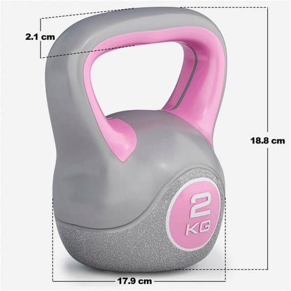 Kettlebell Stylish de Plástico 2 - 20 kg - Gorilla Sports ES