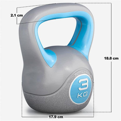 Kettlebell Stylish de Plástico 2 - 20 kg - Gorilla Sports ES