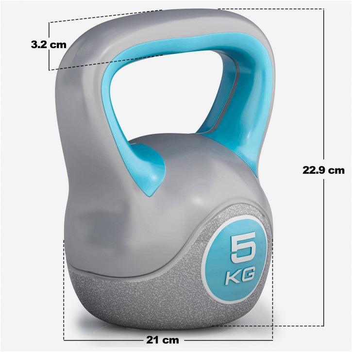 Kettlebell Stylish de Plástico 2 - 20 kg - Gorilla Sports ES