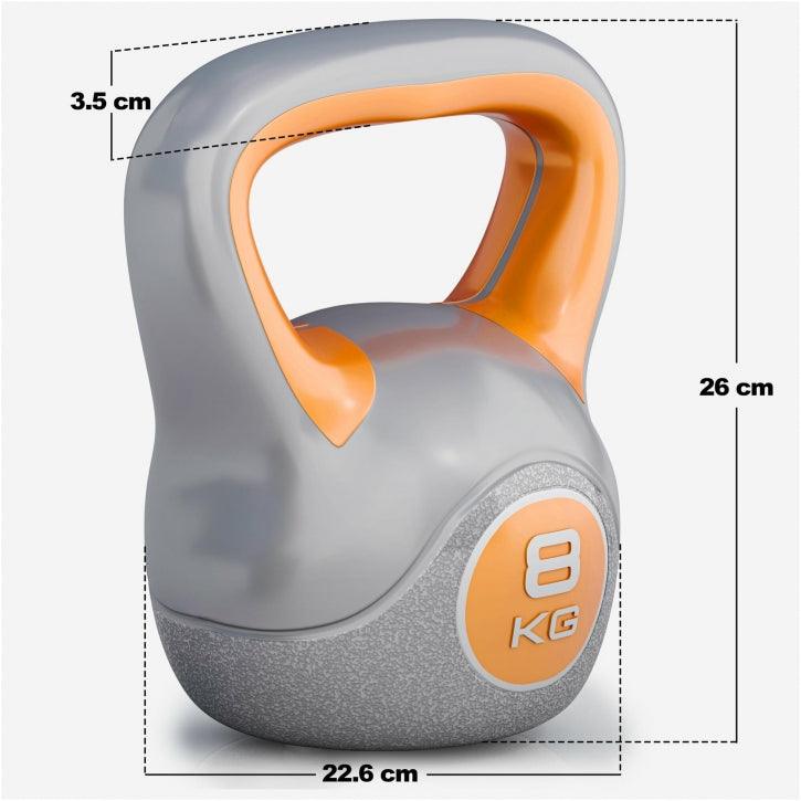 Kettlebell Stylish de Plástico 2 - 20 kg - Gorilla Sports ES