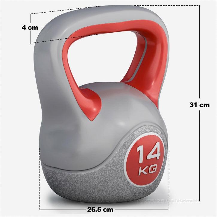 Kettlebell Stylish de Plástico 2 - 20 kg - Gorilla Sports ES