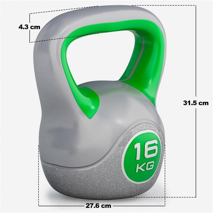 Kettlebell Stylish de Plástico 2 - 20 kg - Gorilla Sports ES