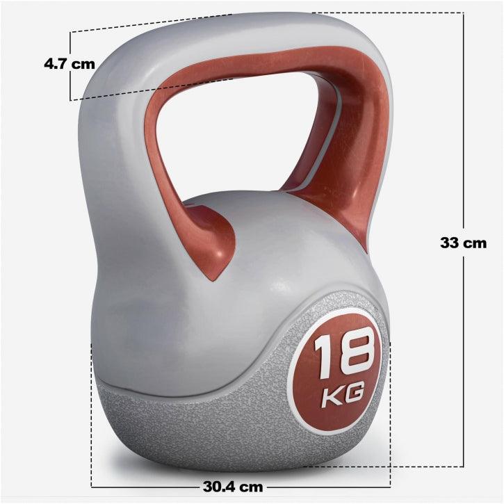 Kettlebell Stylish de Plástico 2 - 20 kg - Gorilla Sports ES