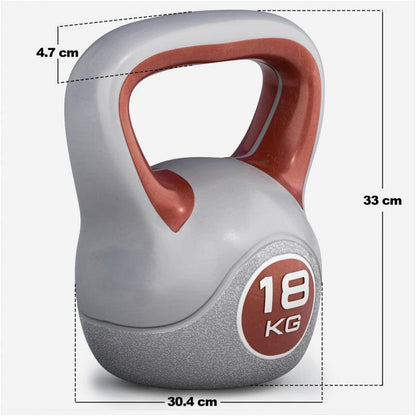 Kettlebell Stylish de Plástico 2 - 20 kg - Gorilla Sports ES
