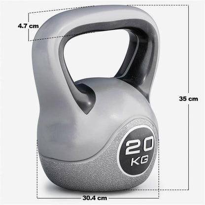 Kettlebell Stylish de Plástico 2 - 20 kg - Gorilla Sports ES