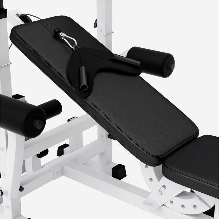 Multiestación Home Gym con Set de Pesas de Plástico - Gorilla Sports ES