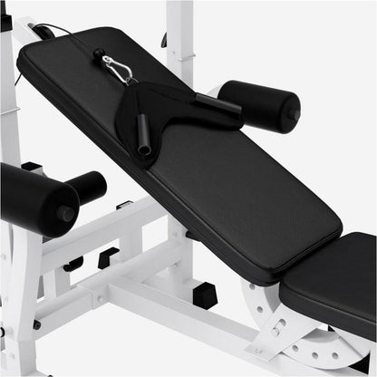 Multiestación Home Gym con Set de Pesas de Plástico - Gorilla Sports ES