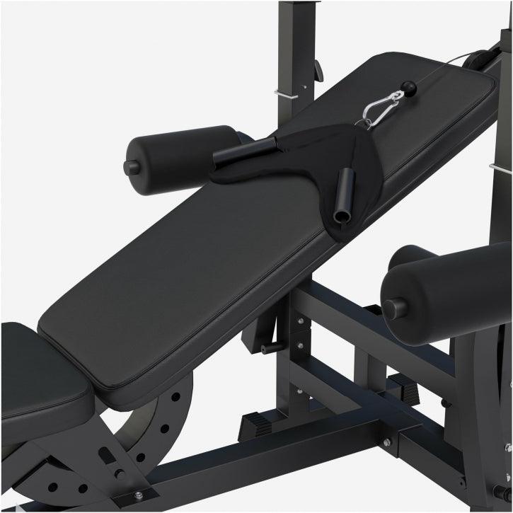 Multiestación Home Gym con Set de Pesas de Plástico - Gorilla Sports ES