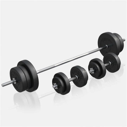Multiestación Home Gym con Set de Pesas de Plástico - Gorilla Sports ES