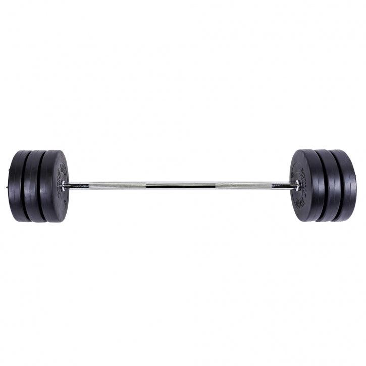 Set de Barra y Discos de Pesas de Plástico - Gorilla Sports ES